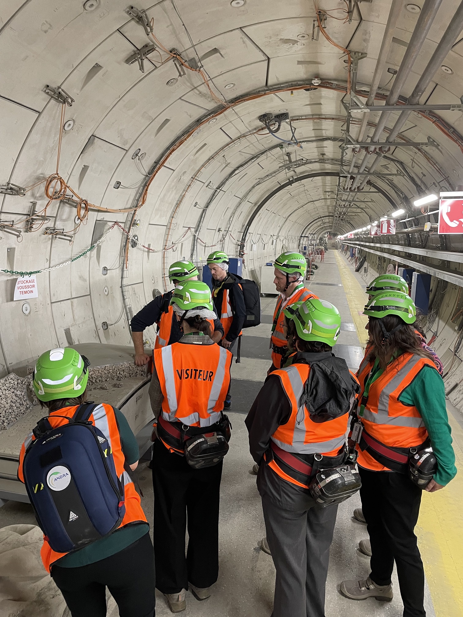 Visite du Laboratoire souterrain de l'Andra